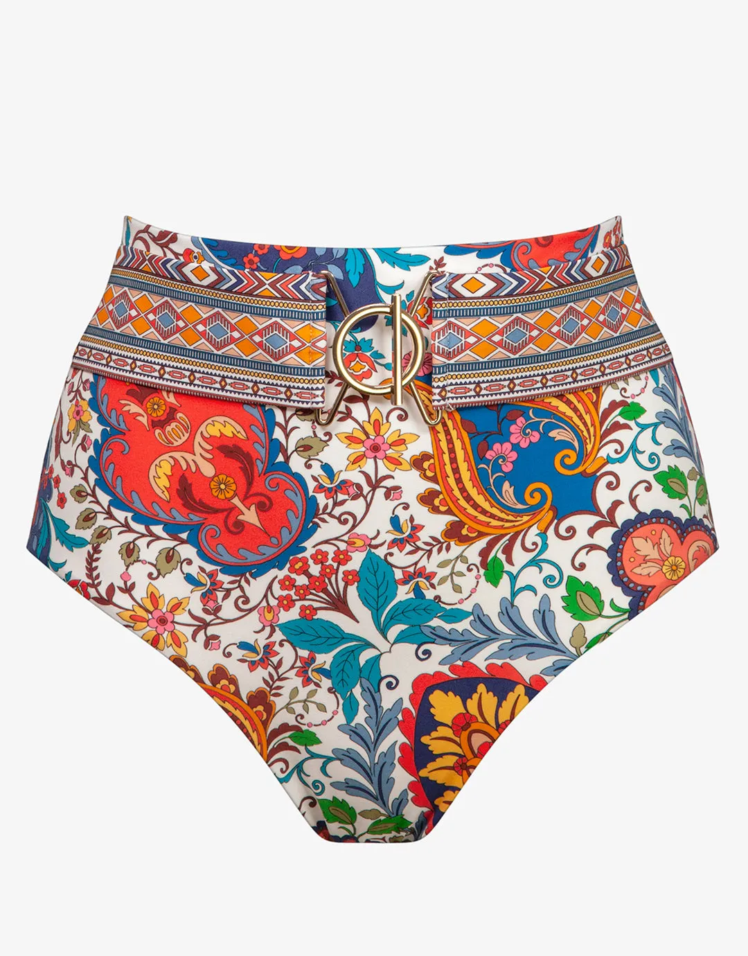 Libertine High Waist Bikini Pant - Vibrant White