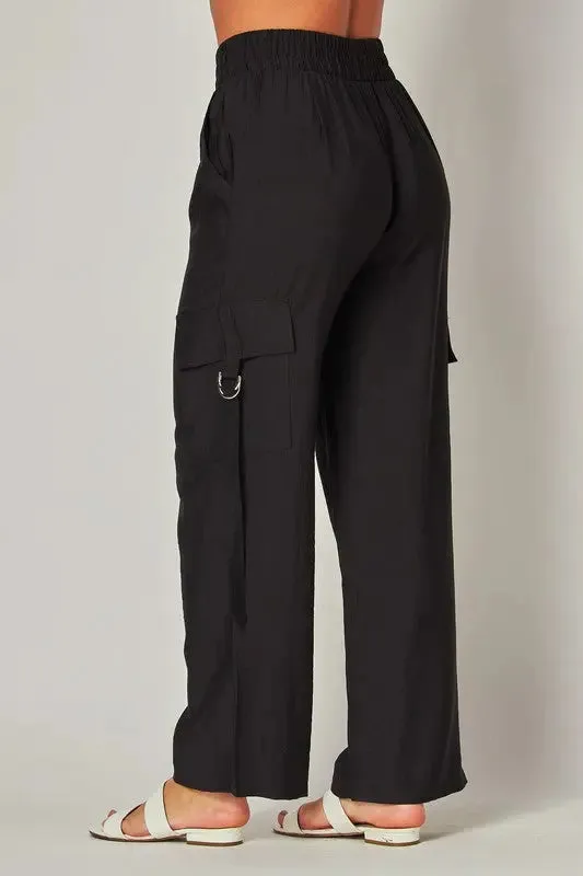 Linen Cargo Pants