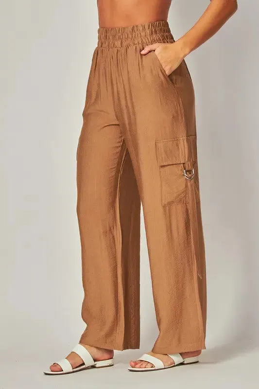 Linen Cargo Pants