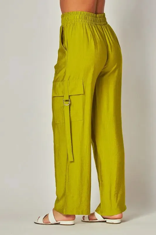 Linen Cargo Pants
