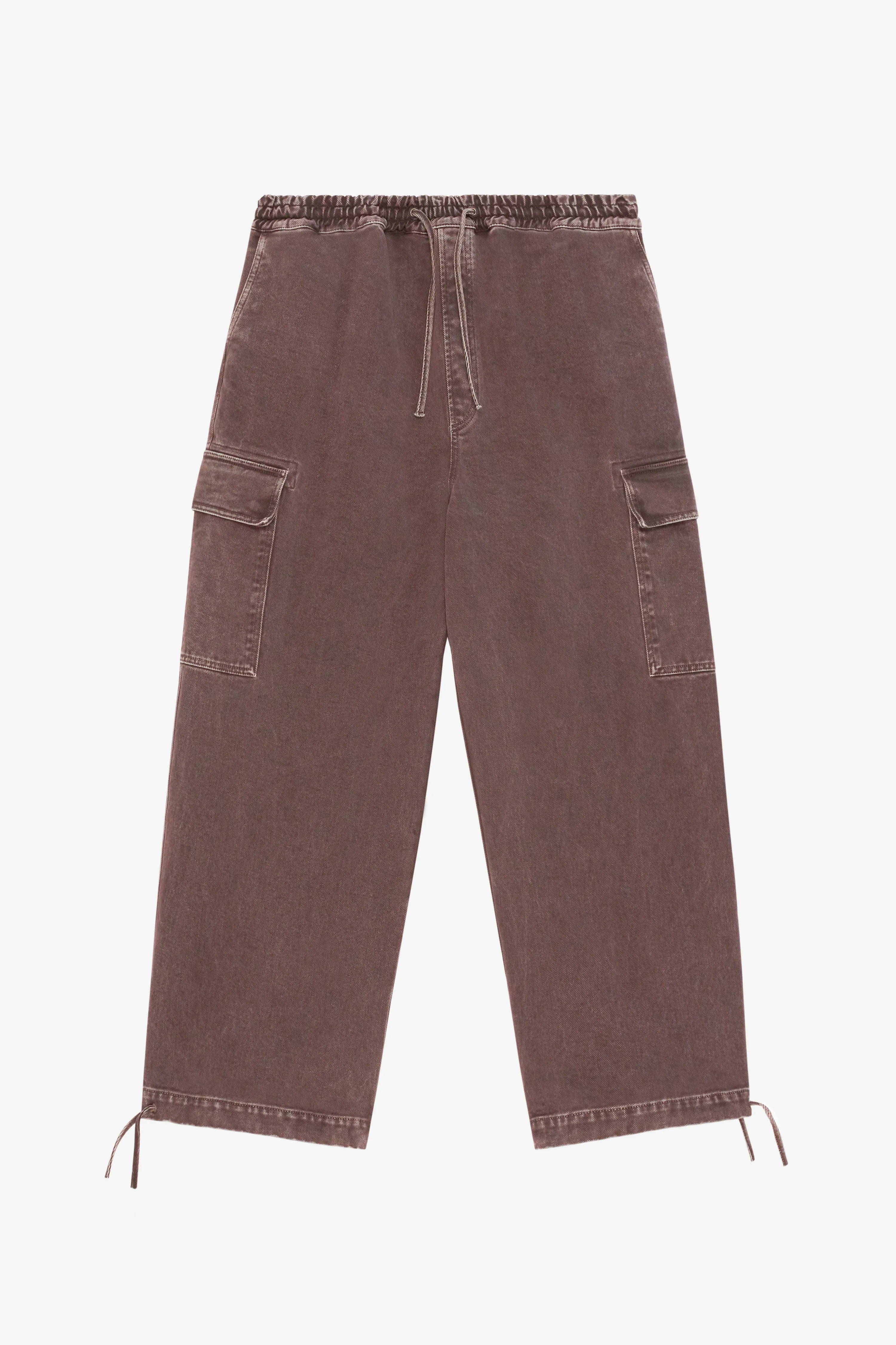 LOOSE CARGO PANT DARK BROWN