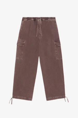 LOOSE CARGO PANT DARK BROWN