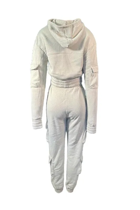 Lounge Zipper Set w/ Side Cargo Pockets