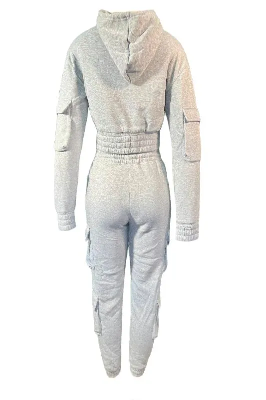 Lounge Zipper Set w/ Side Cargo Pockets
