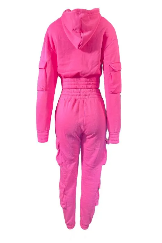 Lounge Zipper Set w/ Side Cargo Pockets