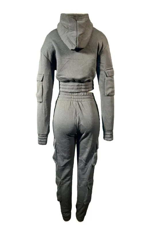 Lounge Zipper Set w/ Side Cargo Pockets