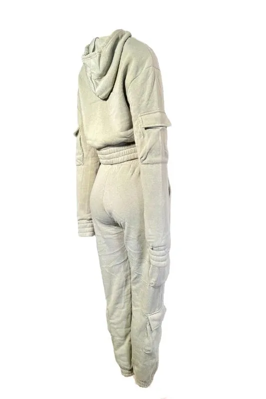 Lounge Zipper Set w/ Side Cargo Pockets