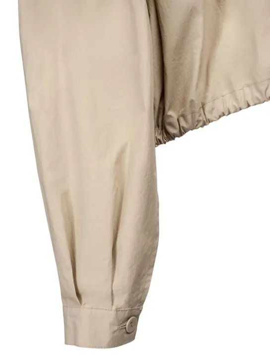 Maison Margiela   Coated cotton hoodie jacket 