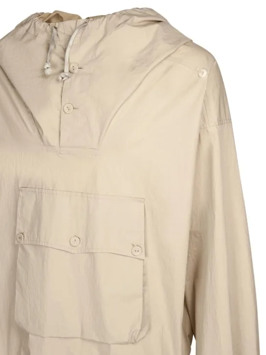 Maison Margiela   Coated cotton hoodie jacket 