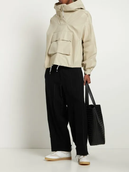 Maison Margiela   Coated cotton hoodie jacket 
