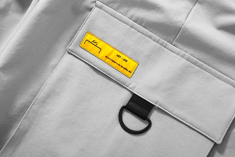 Men's Spring/Autumn Elastic Waist Cargo Pants With Large Pockets