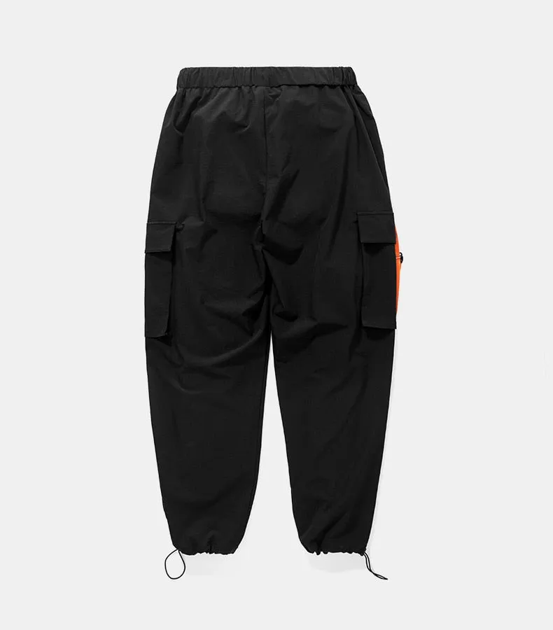 Men's Spring/Autumn Elastic Waist Cargo Pants With Large Pockets