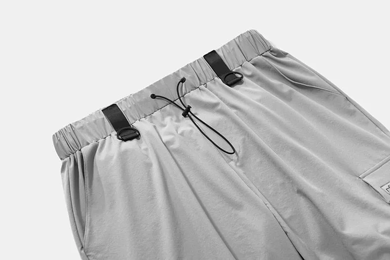 Men's Spring/Autumn Elastic Waist Cargo Pants With Large Pockets