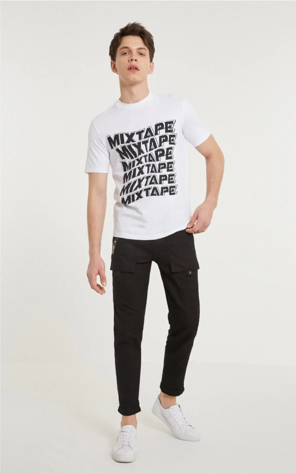Men's Winter Casual Cotton Slim Fit Cargo Pants