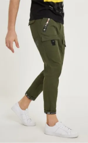 Men's Winter Casual Cotton Slim Fit Cargo Pants