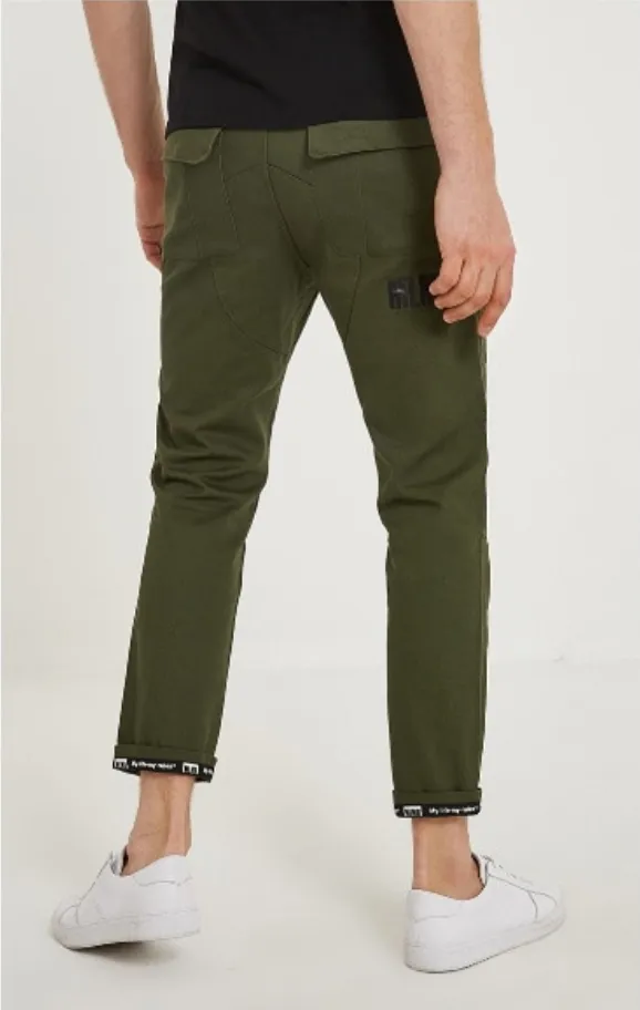 Men's Winter Casual Cotton Slim Fit Cargo Pants