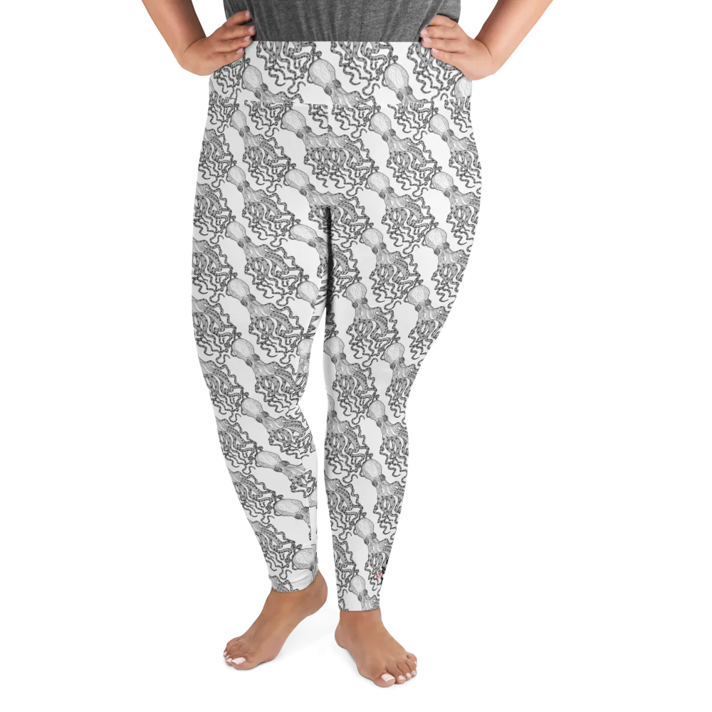 Octopus Sea Plus Size Leggings