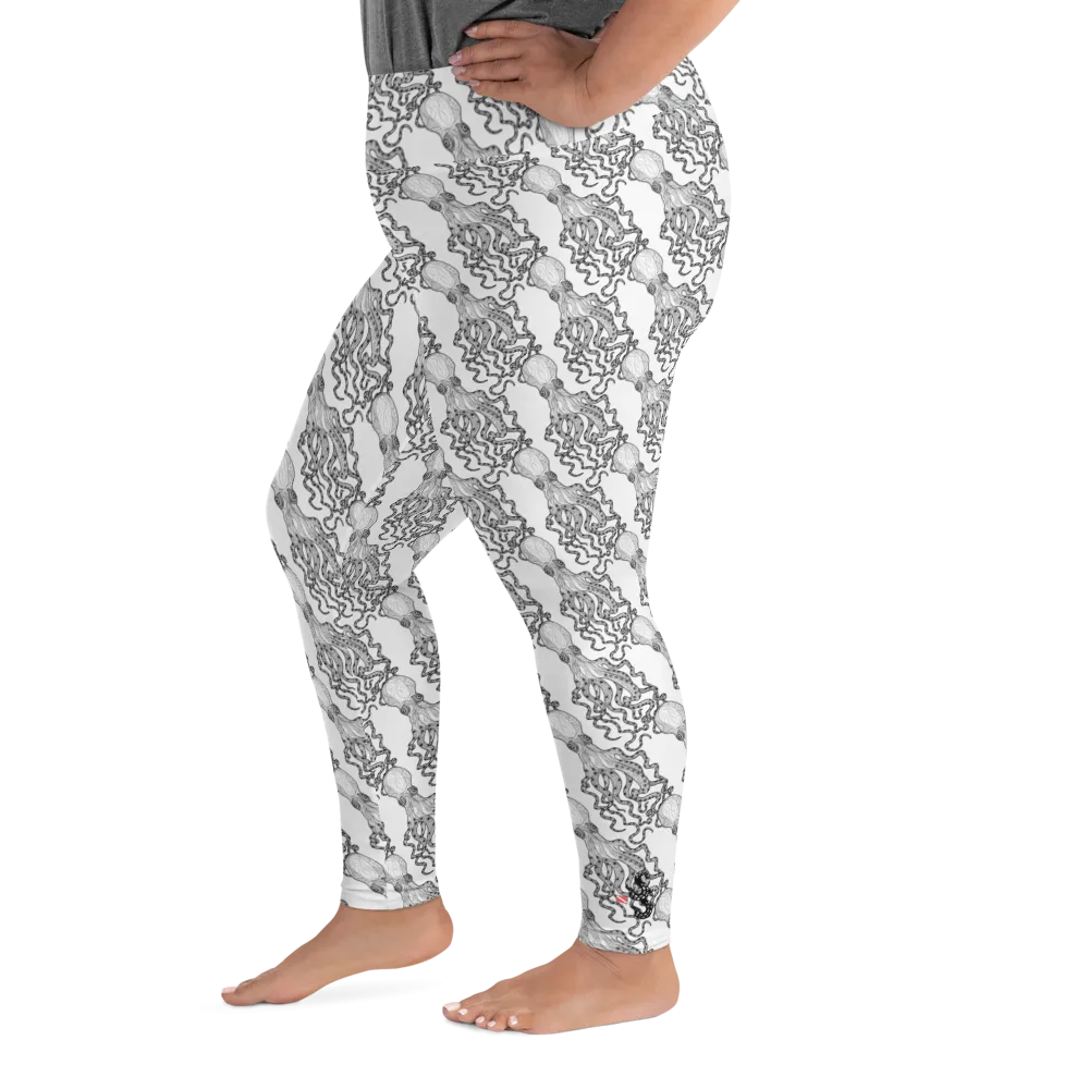 Octopus Sea Plus Size Leggings
