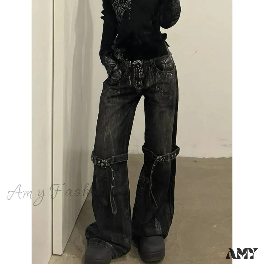 Pants Hip Hop Waist High Halloween