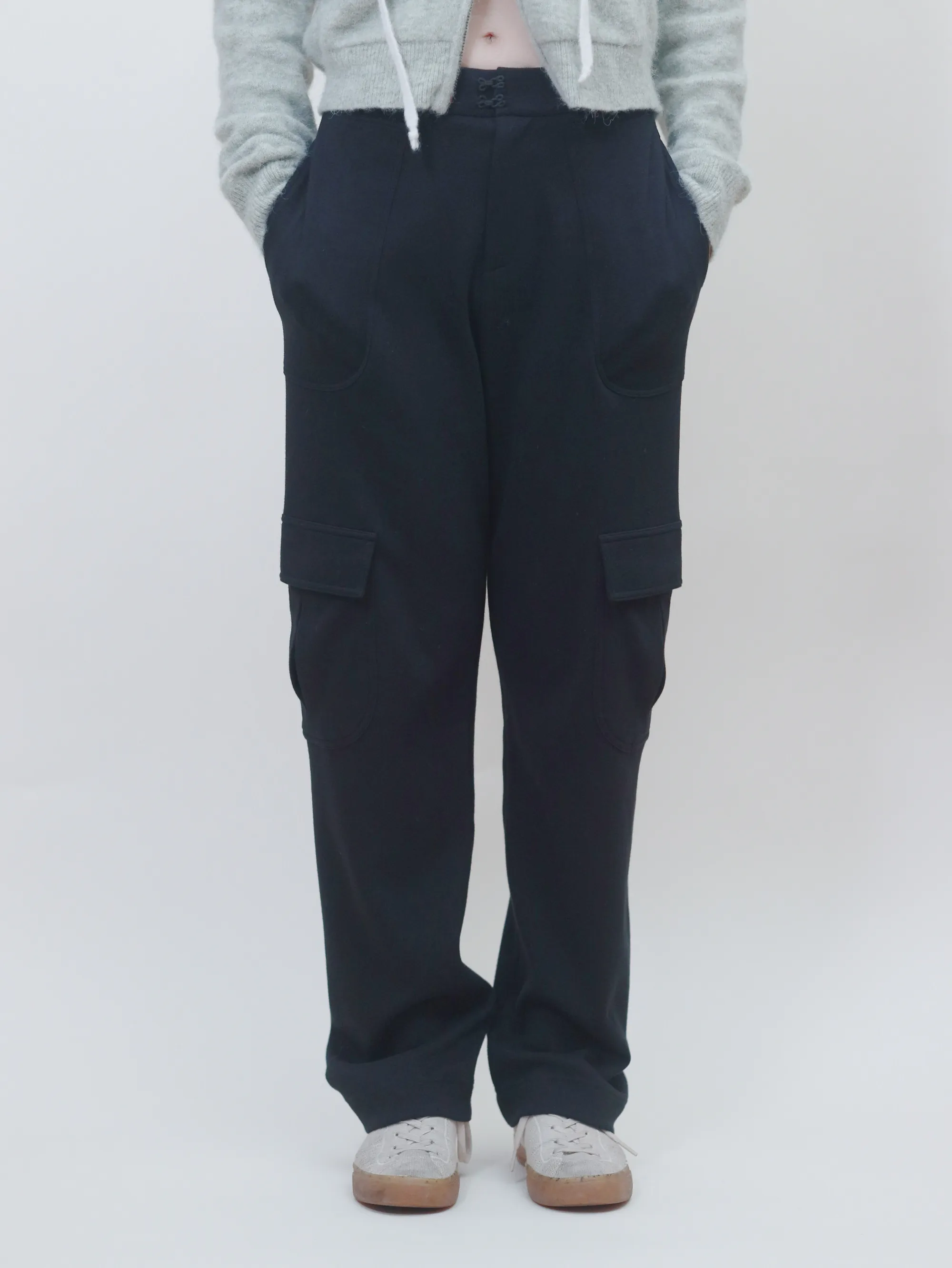 Pinstripe cargo pants