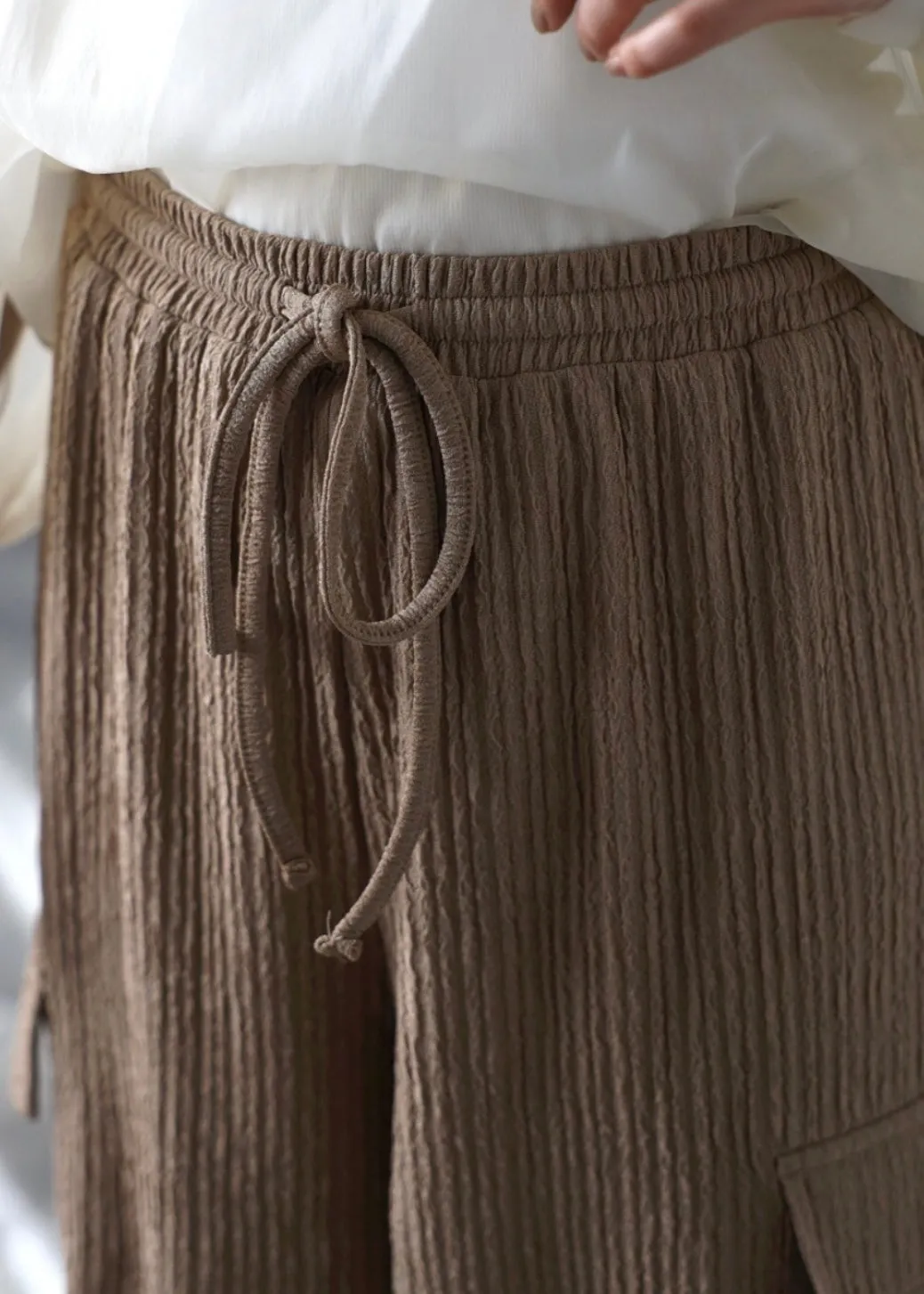 pleats cargo pants