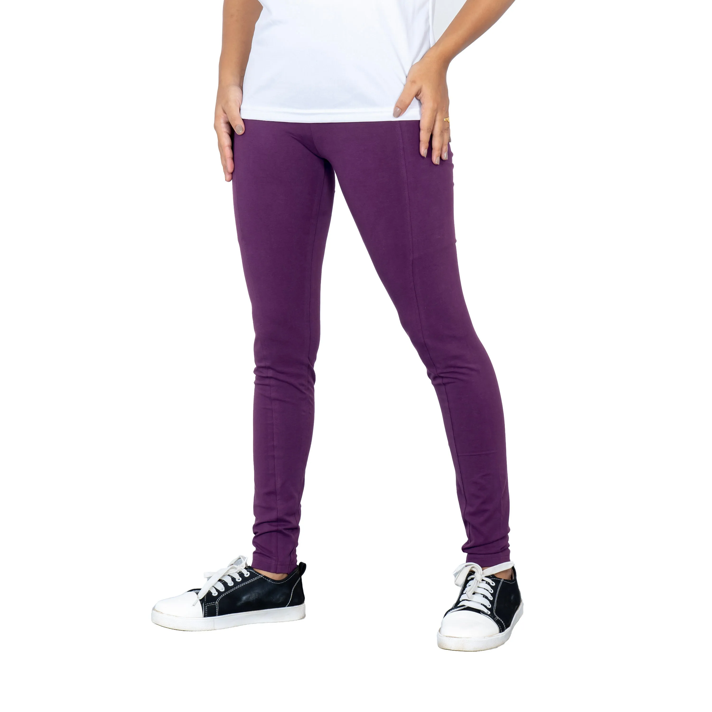 Plum Adults Leggings with Pockets [FINAL SALE]
