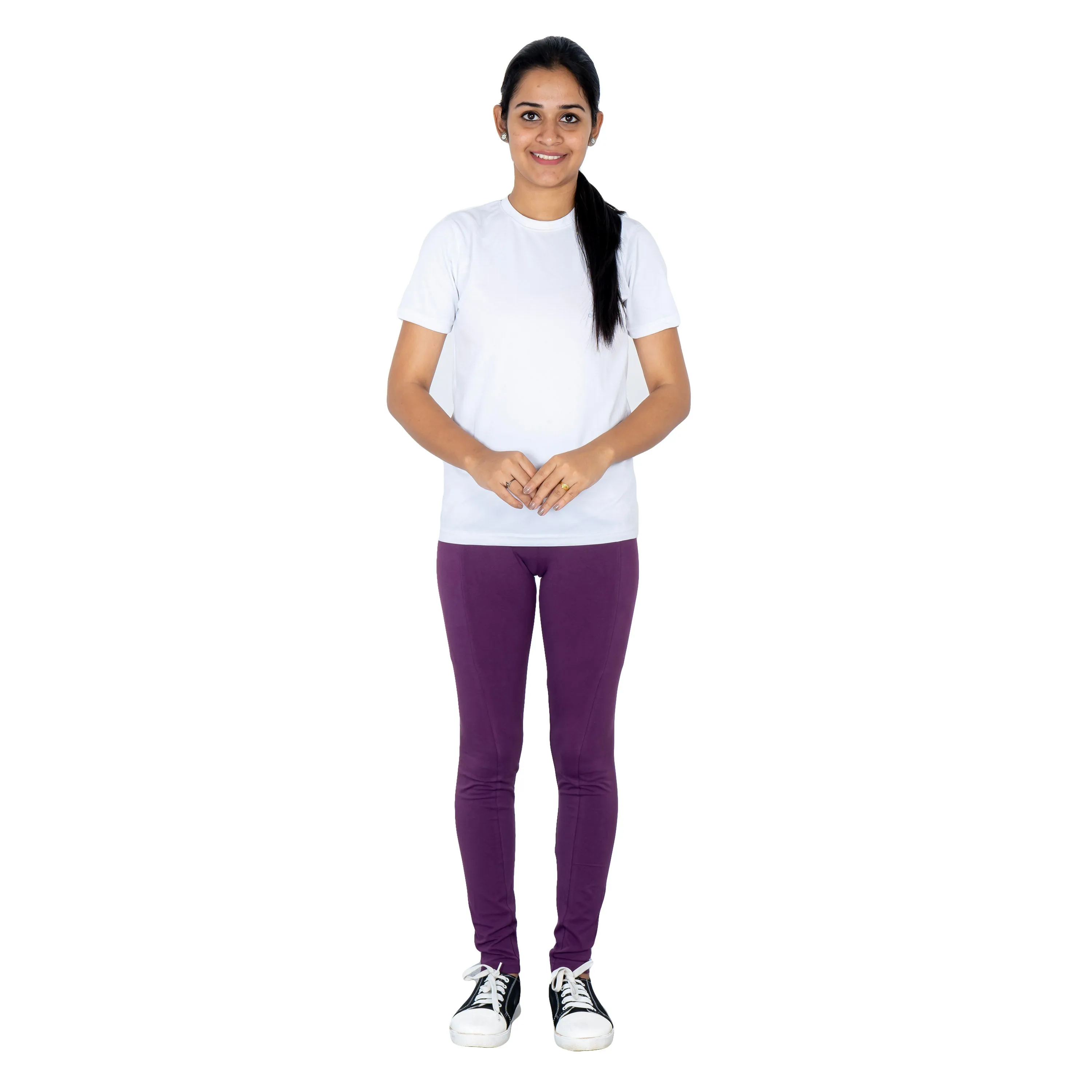 Plum Adults Leggings with Pockets [FINAL SALE]
