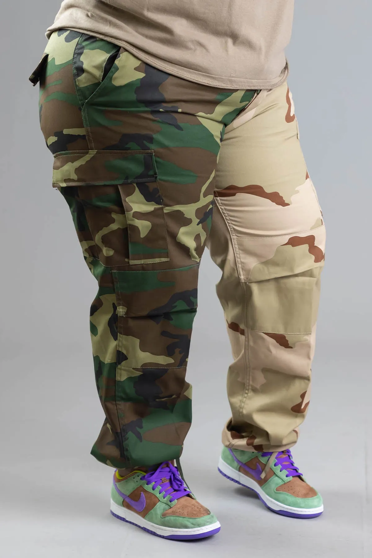 PLUS CNT COMBAT PANT - TWO TONE CAMO