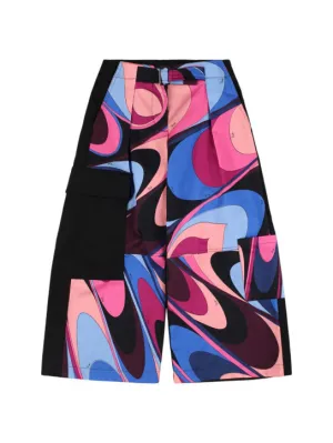 Pucci   Printed cotton satin cargo pants 