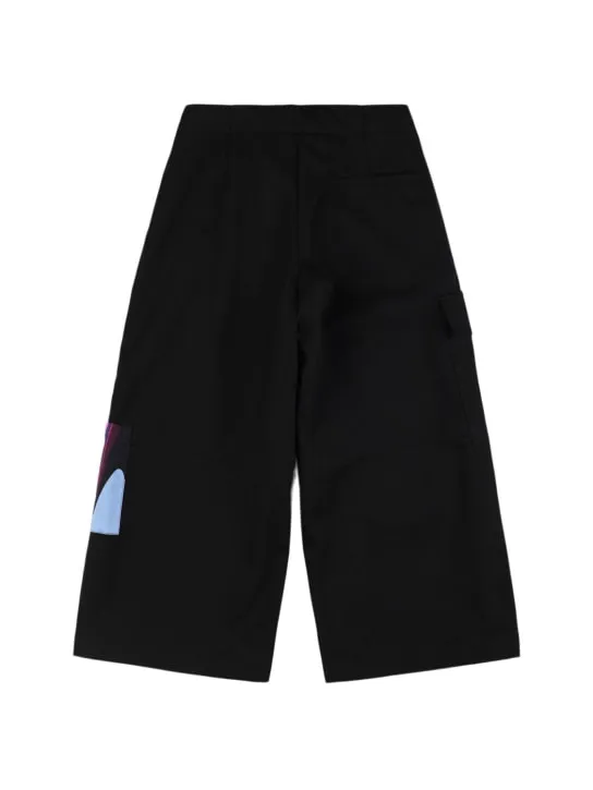 Pucci   Printed cotton satin cargo pants 