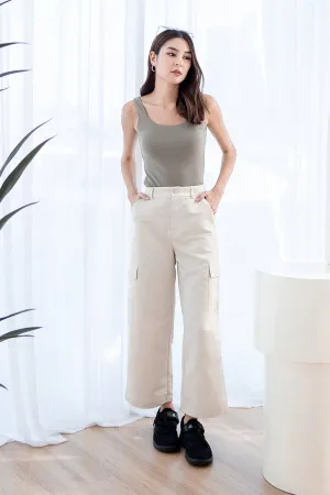 RAIDER CARGO PANTS IN ECRU