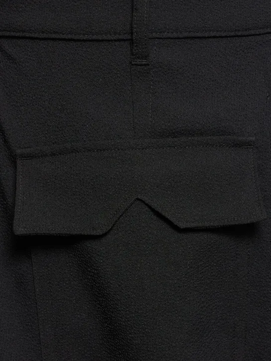 RHUDE   Seersucker parachute pants 