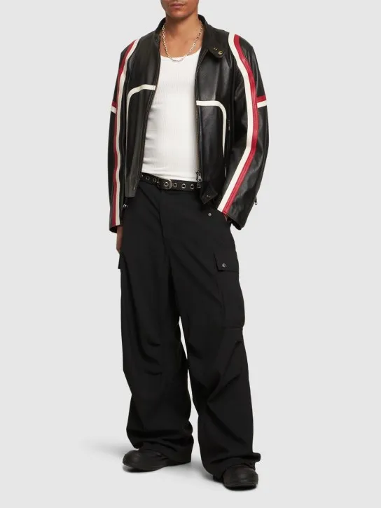 RHUDE   Seersucker parachute pants 