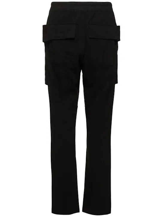 Rick Owens DRKSHDW   Creatch cotton drawstring cargo pants 