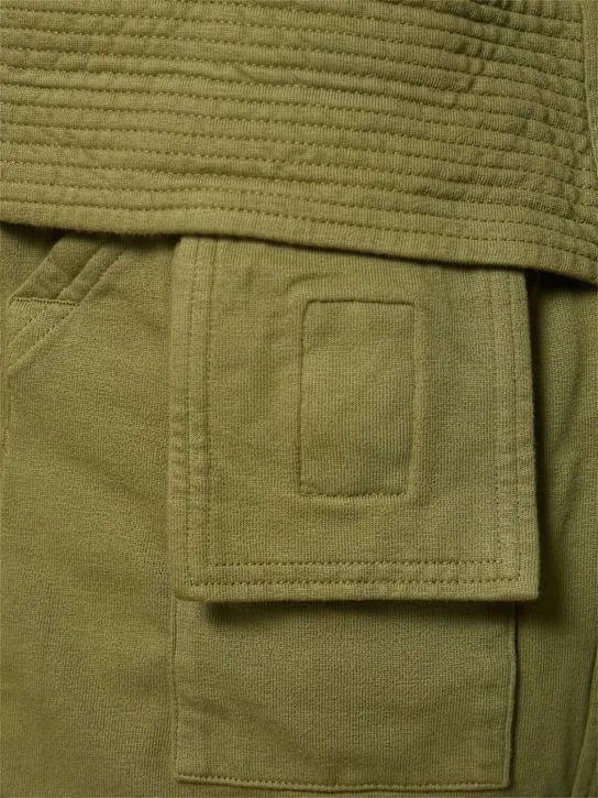 Rick Owens DRKSHDW   Creatch cotton drawstring cargo pants 
