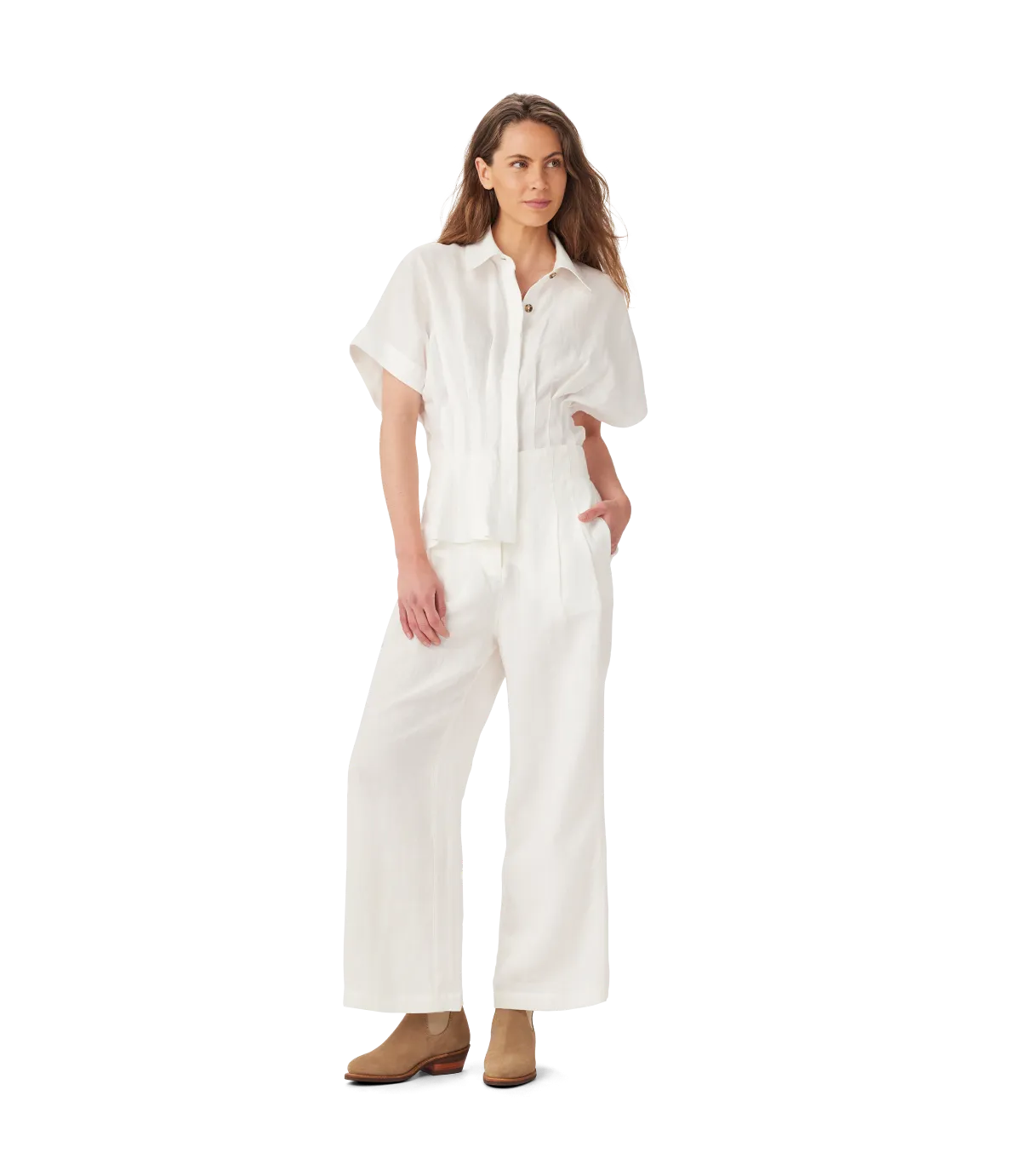 R.M.Williams - Camp Trouser - White