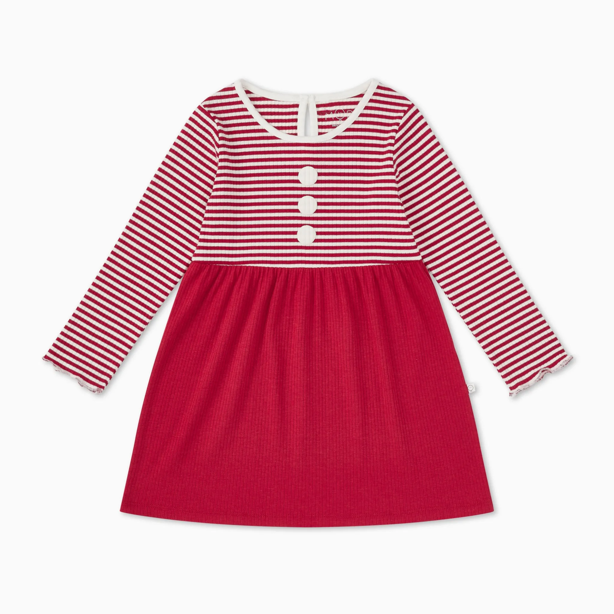 Ruby Stripe Ribbed Dress
