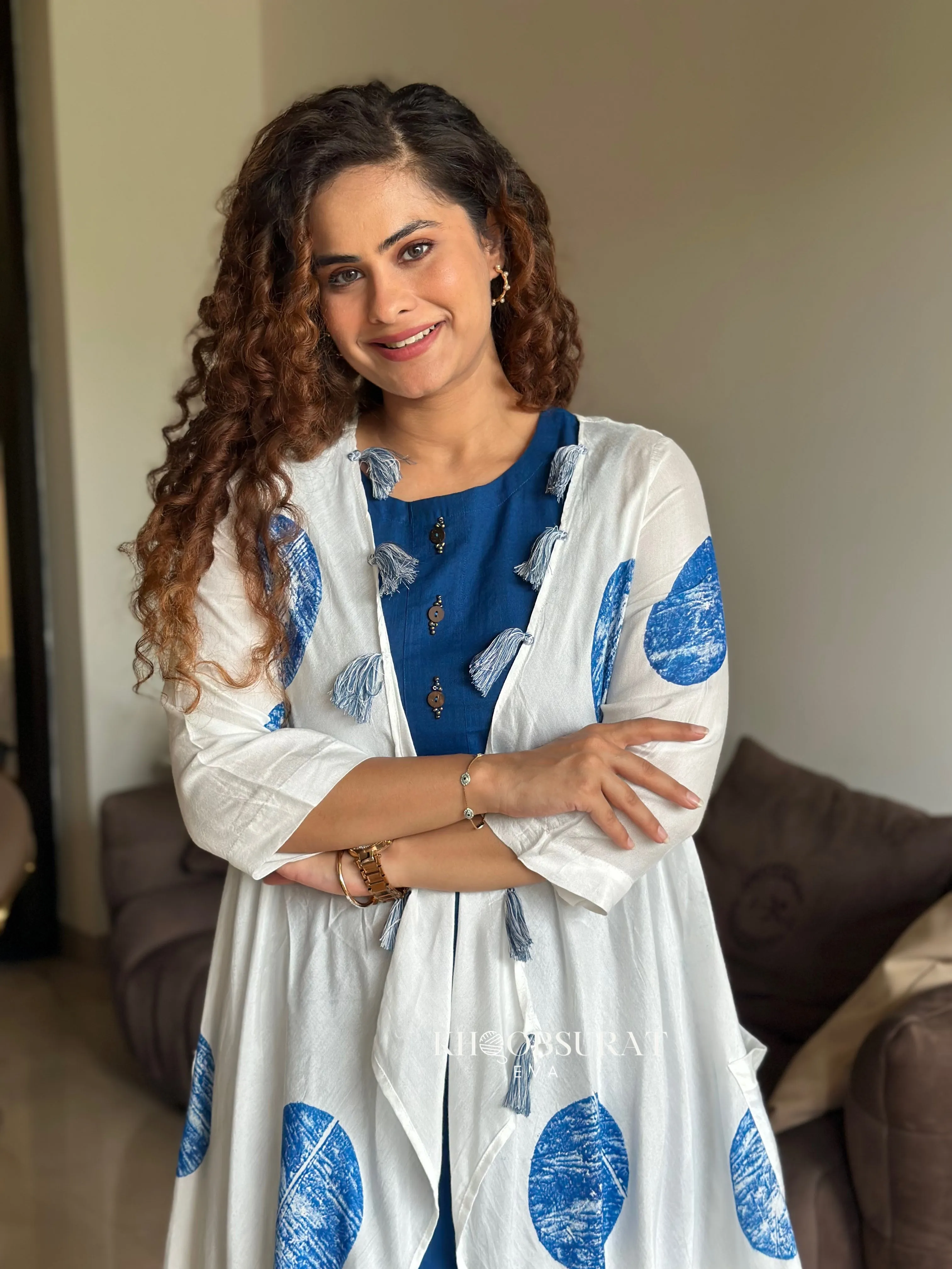 Shein Blue Jacket Dress