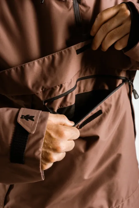 SNOBODI Wildland Snow Jacket -BROWN 2024
