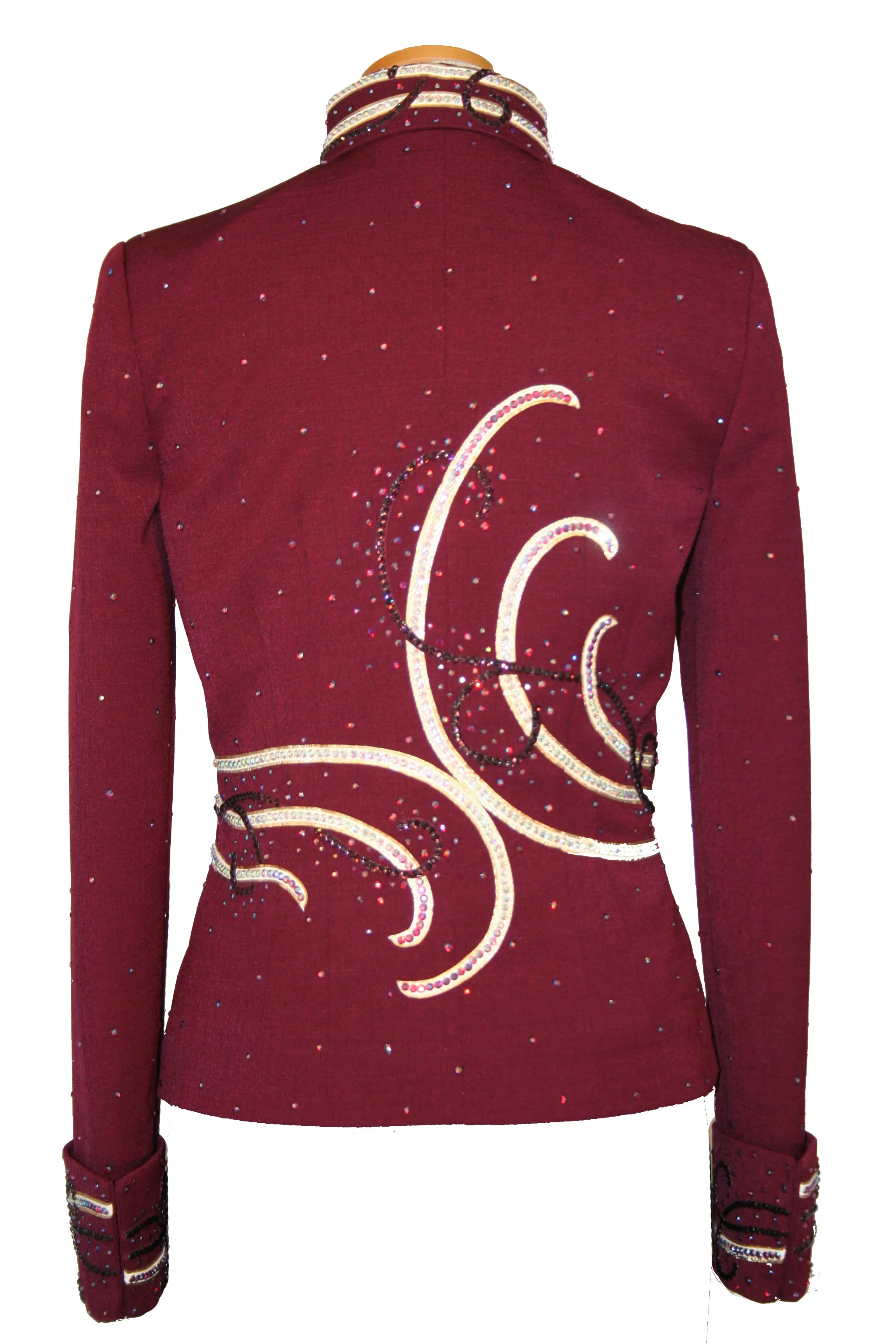 SOLD Burgundy Showmanship Outfit, Ladies M, 5754ABC