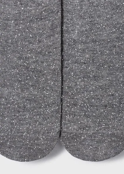 Steel Metallic Girl's Tights  - Select Size