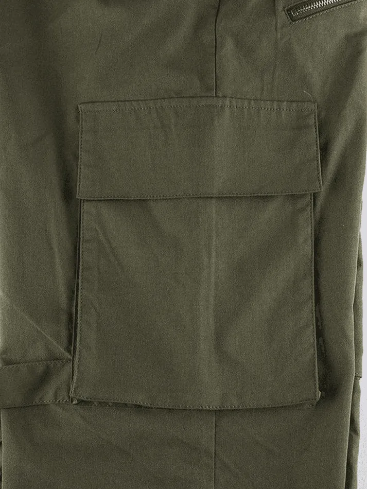 Strap Detail Pocket Cargo Pants