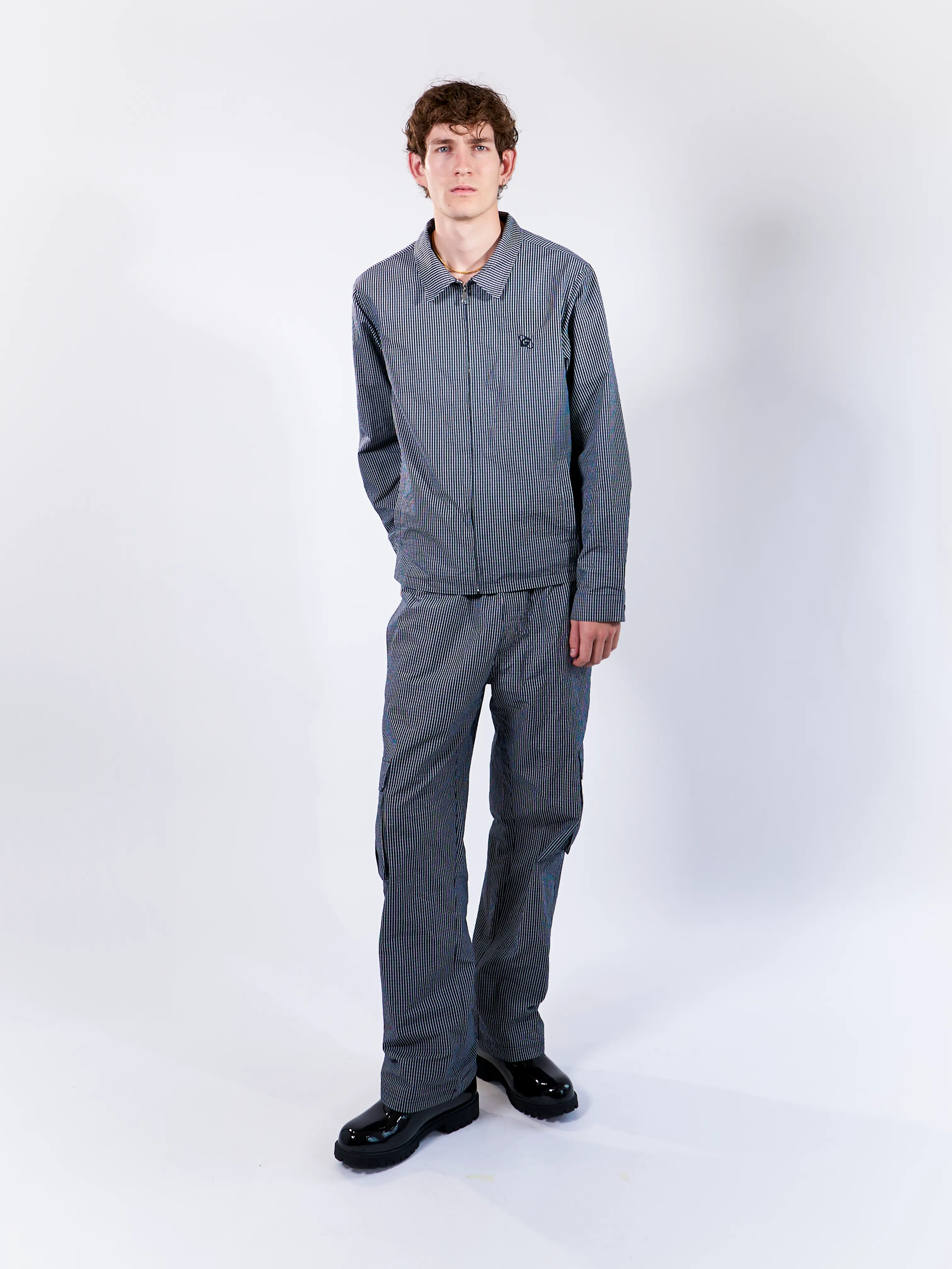 Striped Cargo Pants