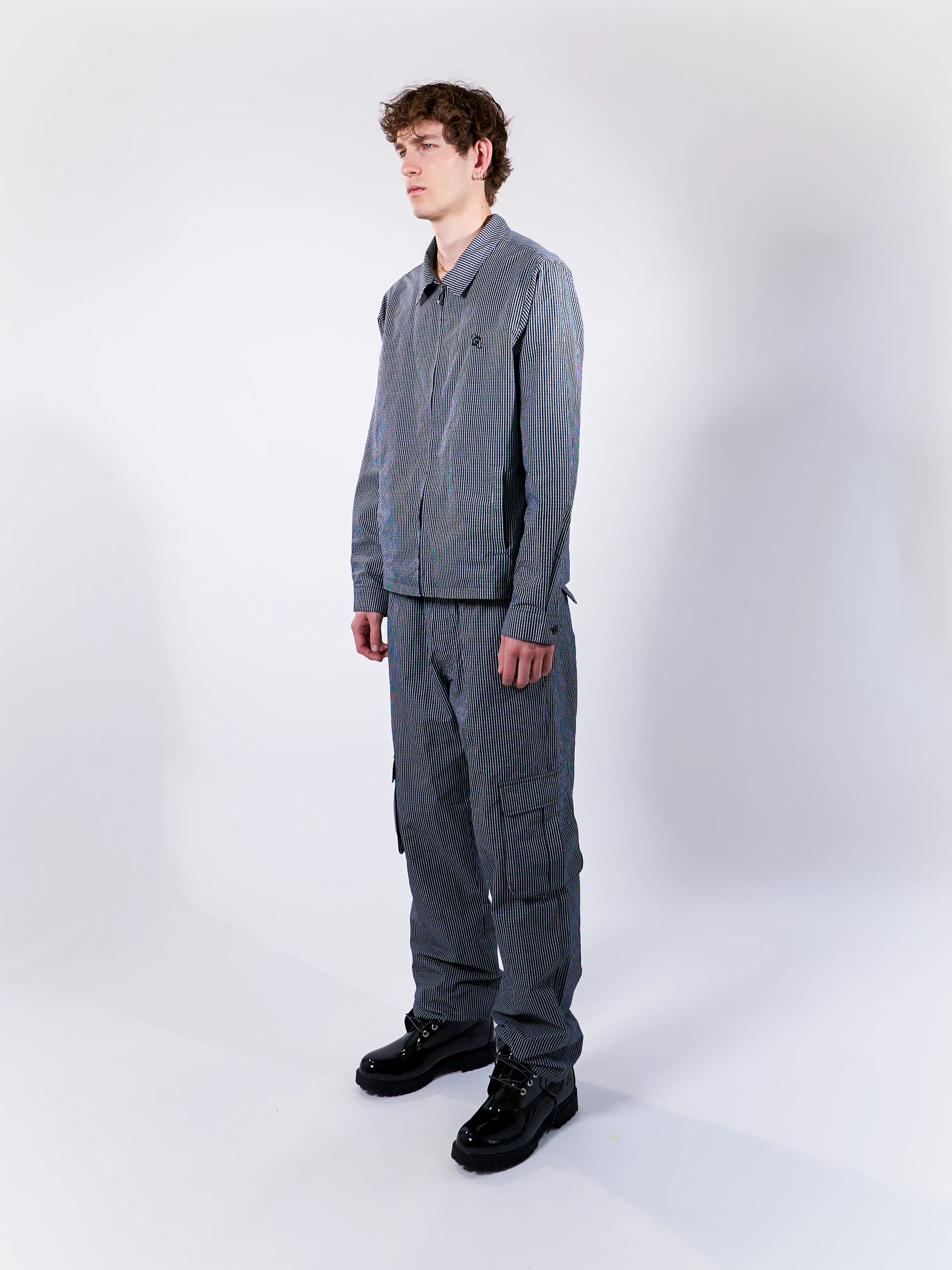 Striped Cargo Pants