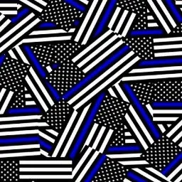 Thin Blue Line LEO Police Support Super SOFT Yoga Band Leggings OS TC Plus rts