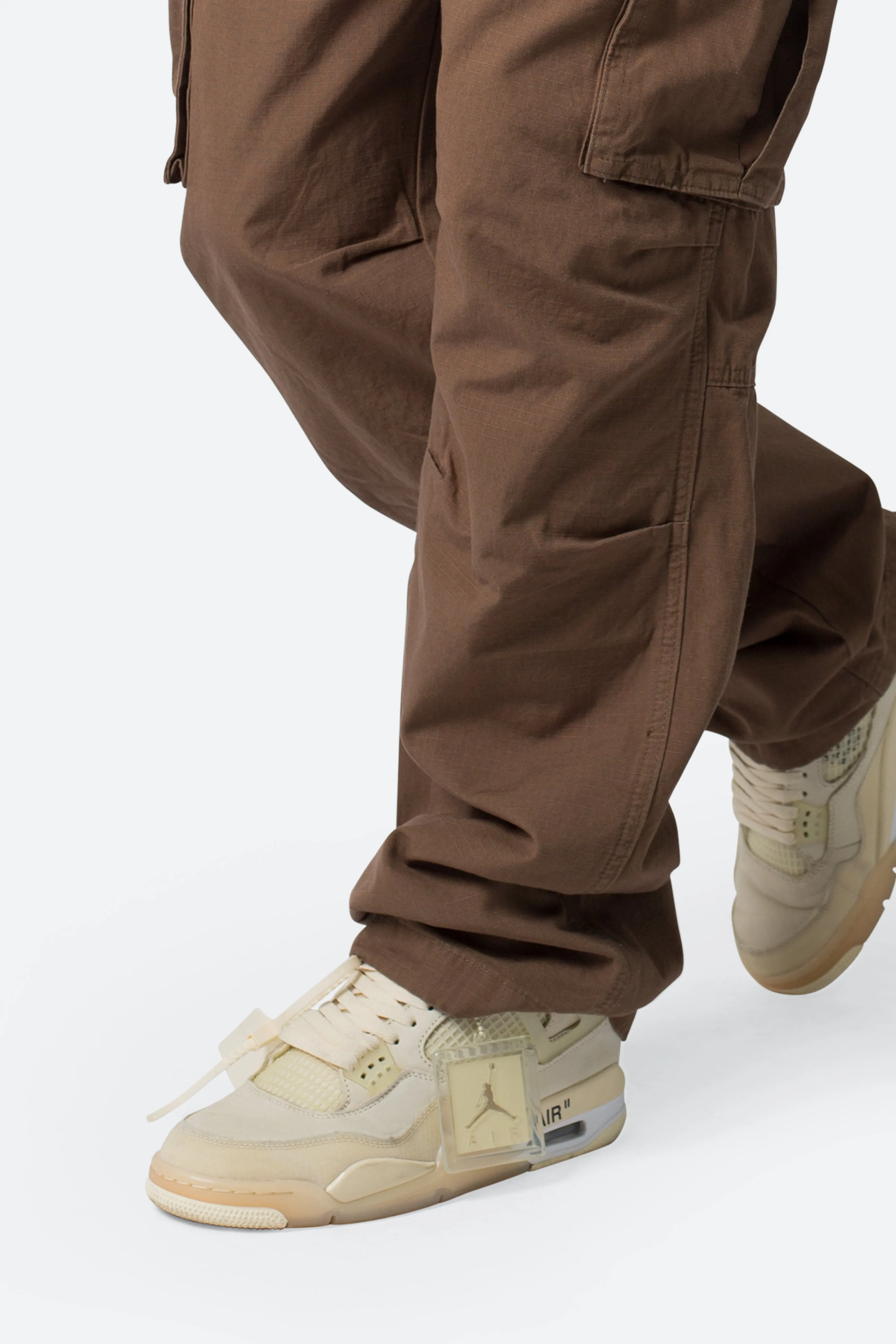 Ultra Baggy Vintage Cargo Pants - Brown