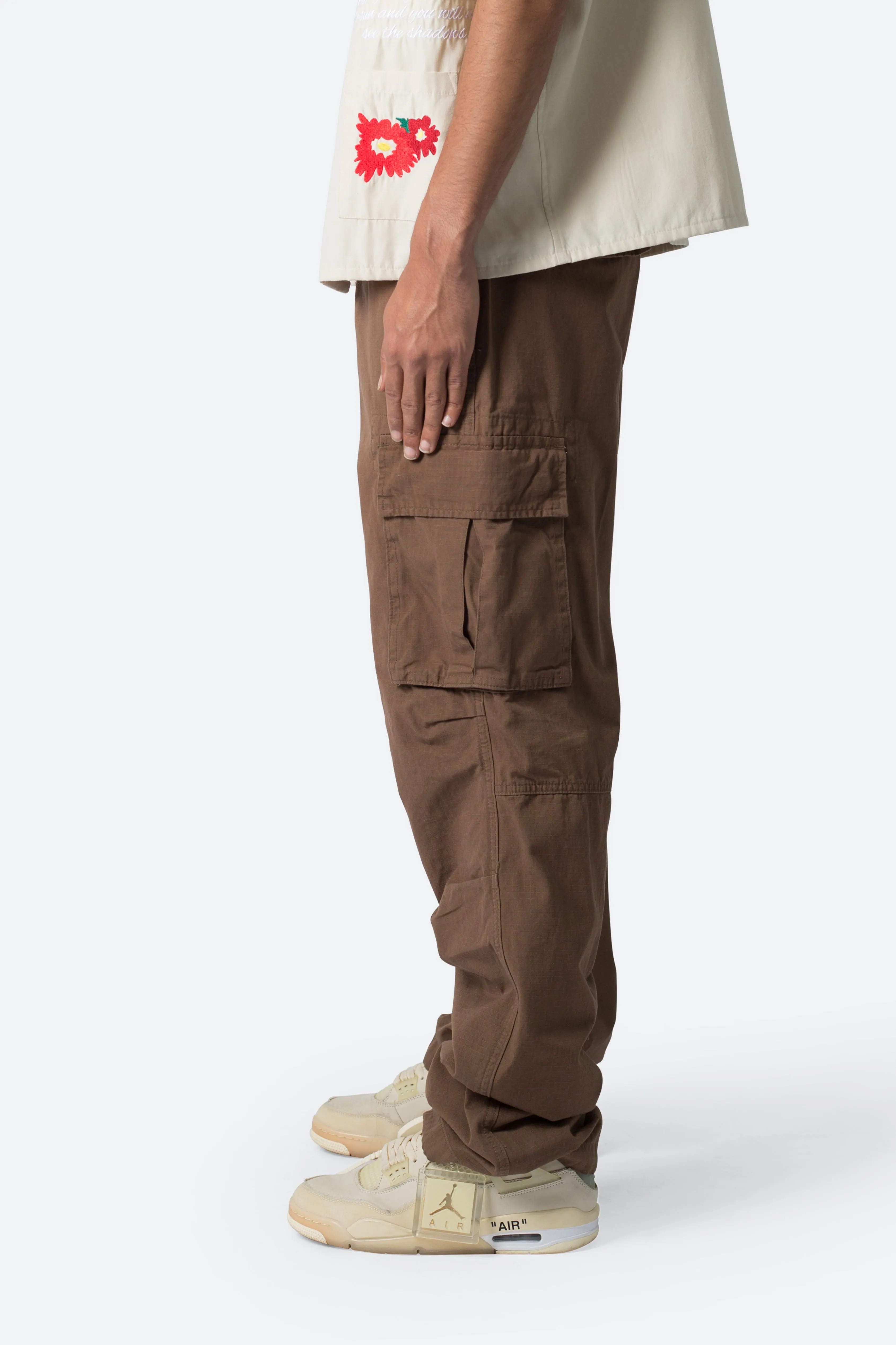 Ultra Baggy Vintage Cargo Pants - Brown