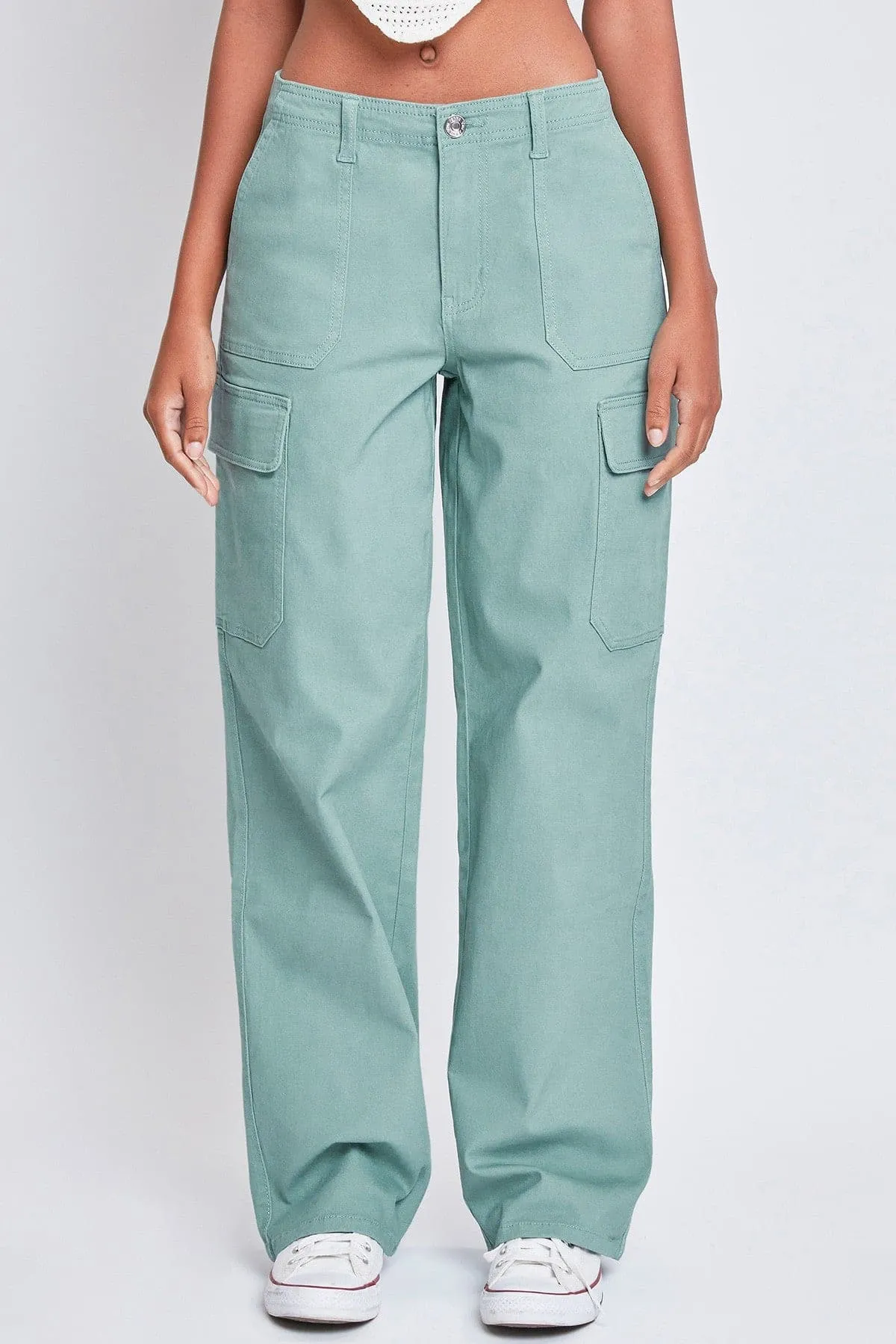 Women’s High Rise Straight Leg Cargo Pants