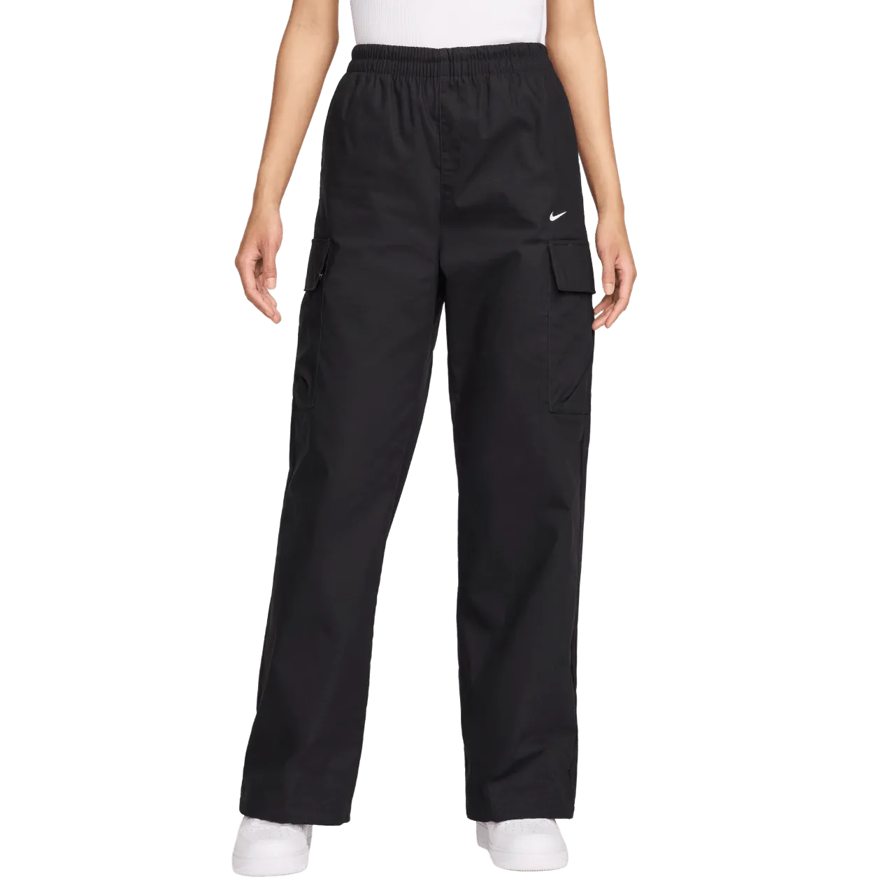 Women's Mid-Rise Woven Cargo Pants (FV7643-010)