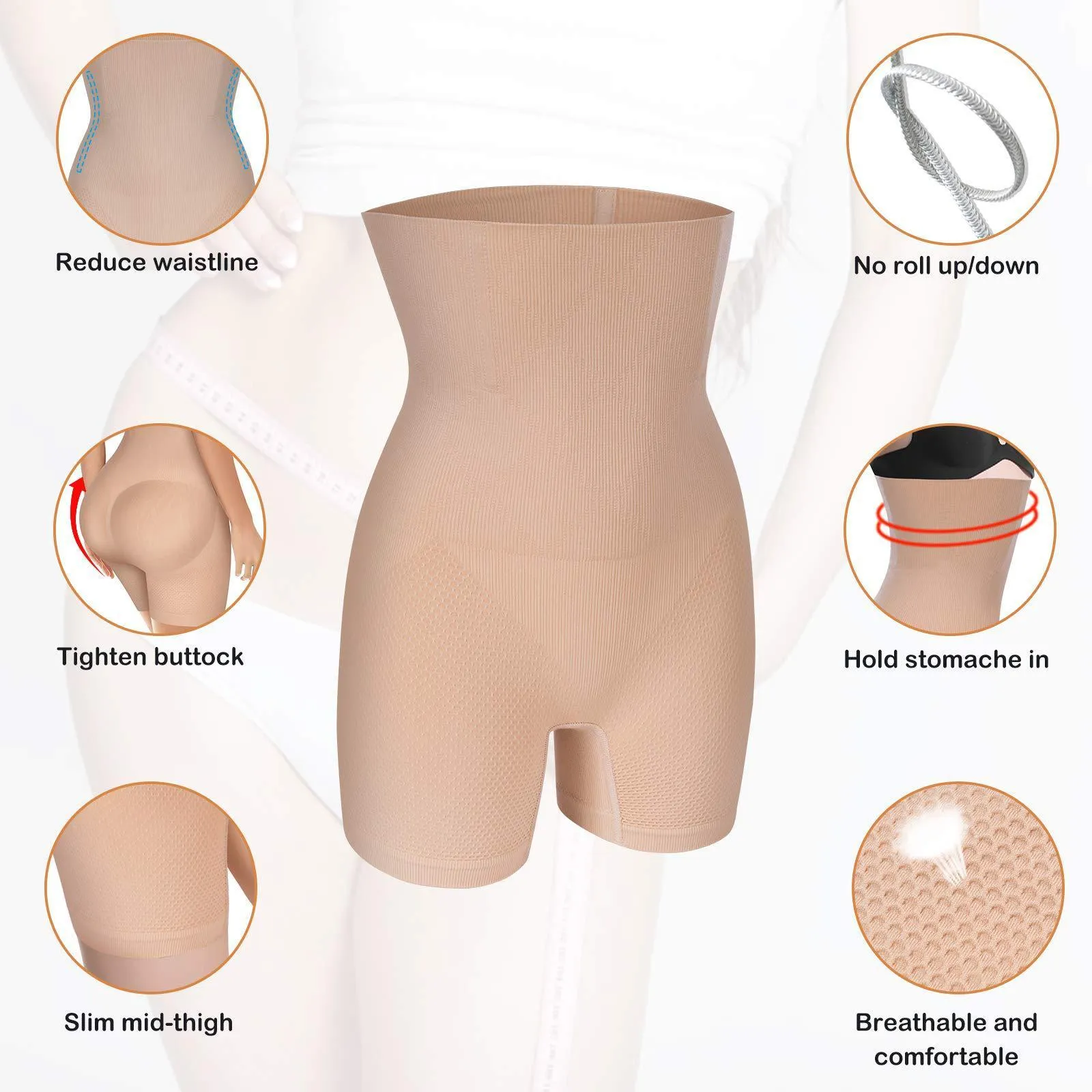 Women's Postpartum Seamless High Waist Abdominal Pants Waist Girdle